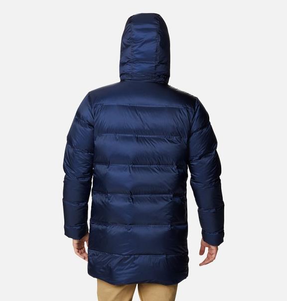 Columbia Peak District Parkas Navy For Men's NZ97452 New Zealand